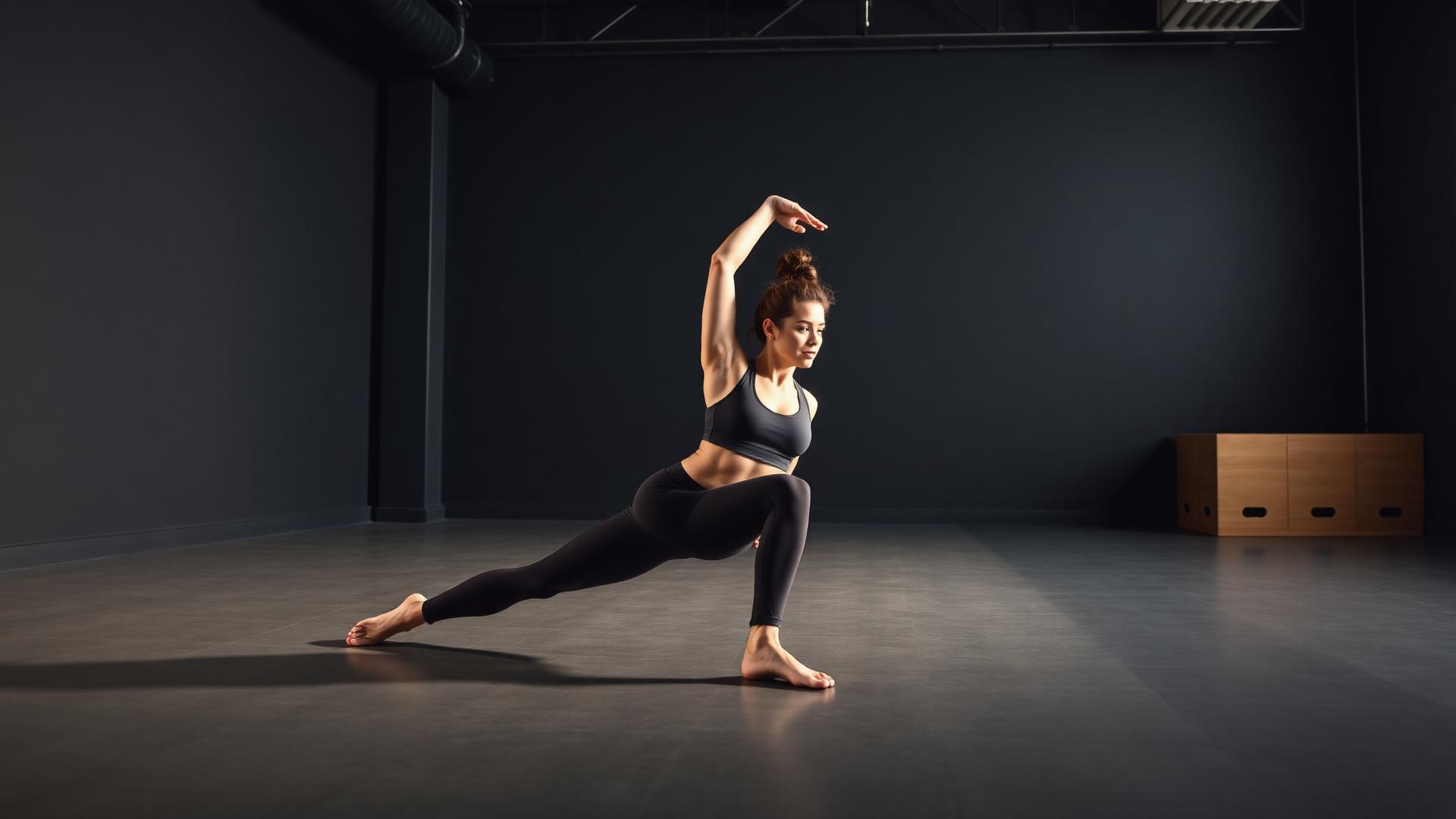 Athletes performing ring exercises